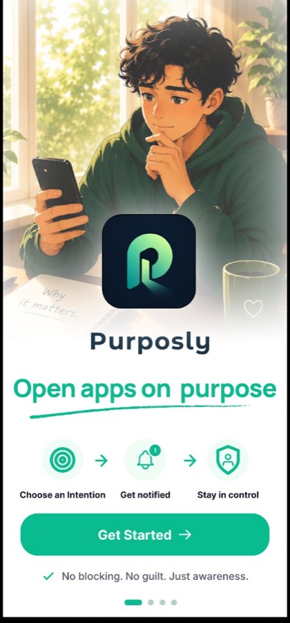 Android onboarding: Open apps on purpose